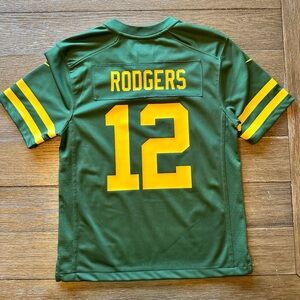 Nike NFL Green Bay Packers Game Jersey Aaron Rodgers Kids/Youth M